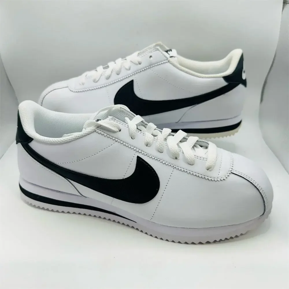Nike Cortez Sneakers White/Black Classic Retro Low Top | Men's Size 9 | NWOB